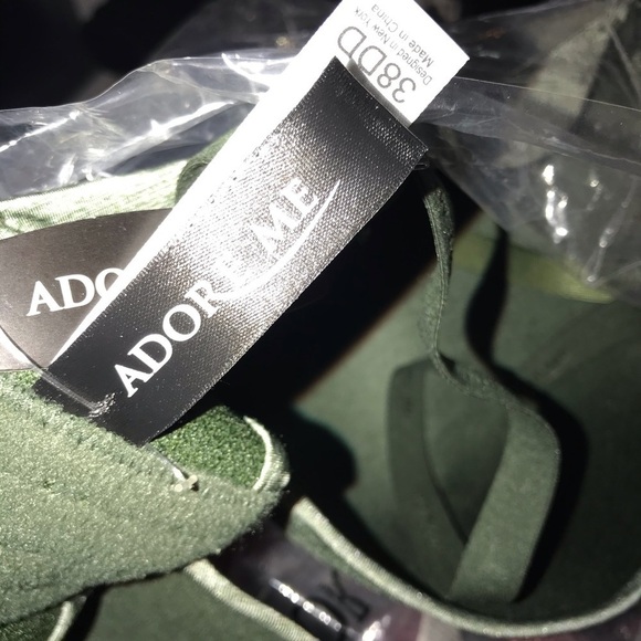 🌸NWT- Adore Me Green Bra 38DD - Picture 4 of 5